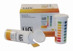 LLG-Universal Indicator strips "Premium", in vial with snap lid | Range pH : 0 ... 14